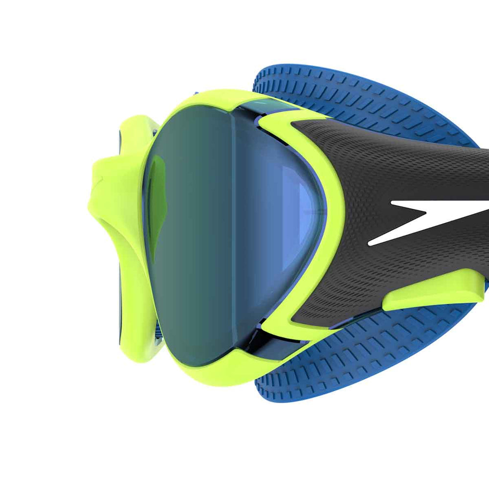 Speedo Biofuse 2.0 Mirror Goggle - Electric Lime/Cobalt/Iris Mirror | Allens Of Kingsbury