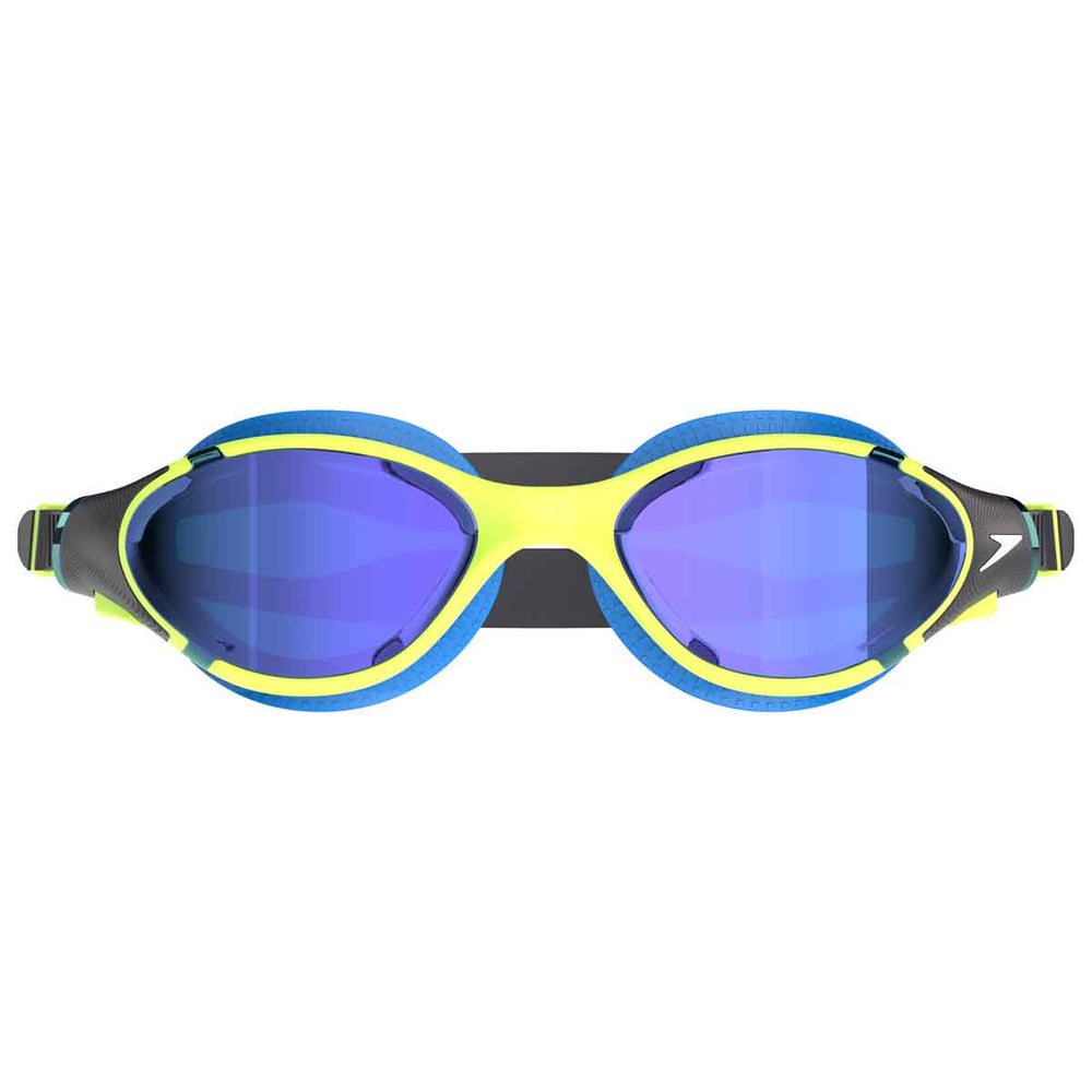 Speedo Biofuse 2.0 Mirror Goggle - Electric Lime/Cobalt/Iris Mirror | Allens Of Kingsbury
