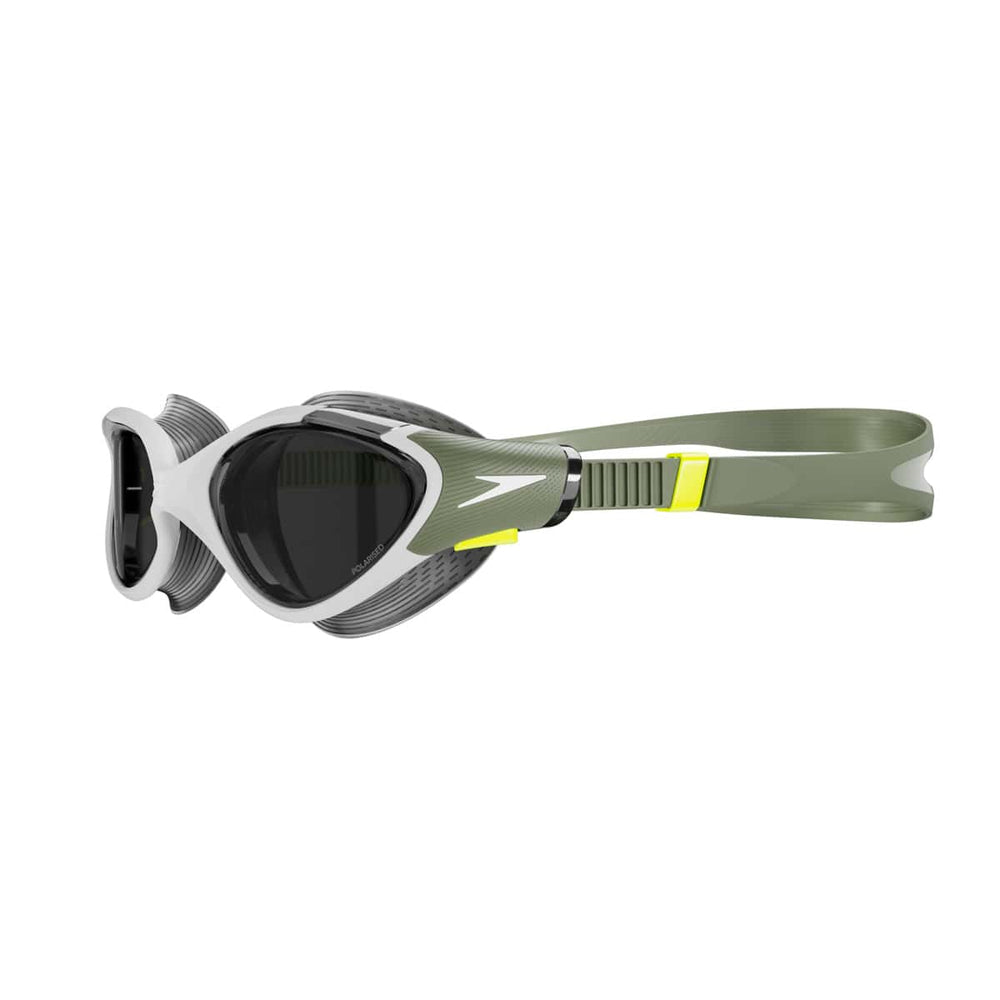Speedo Biofuse 2.0 Polarised Female Goggle - Green/White | Allens Of Kingsbury
