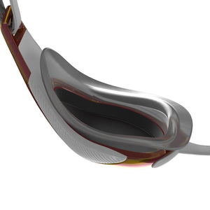 Speedo Fastskin Hyper Elite Mirror Goggle - White | Allens Of Kingsbury