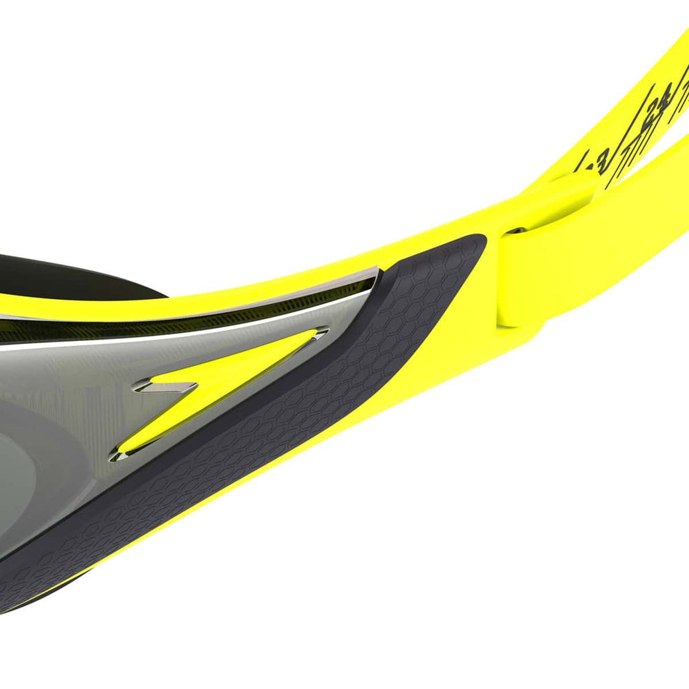 Speedo Fastskin Pure Focus Mirror - Hyper Yellow/Smoke/Silver Mirror | Allens Of Kingsbury