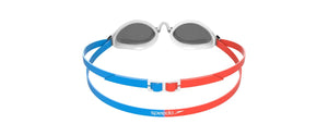 Speedo Fastskin Speedsocket 2 Mirror Goggle - Siren Red/Picton Blue/Smoke/Silver | Allens Of Kingsbury