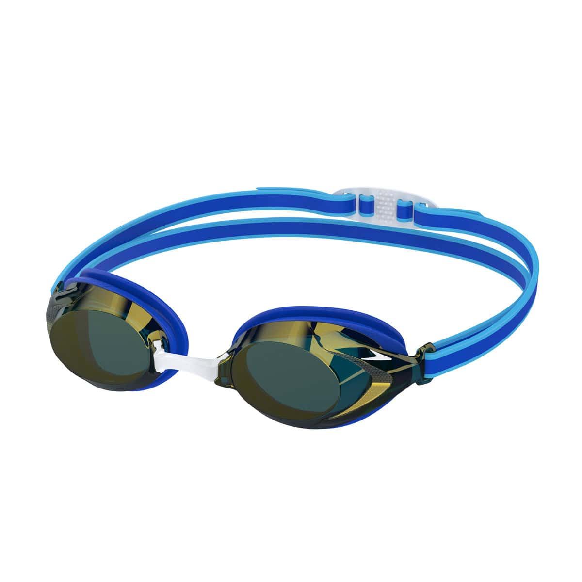 Speedo Junior Vanquisher 3.0 Mirror - Cobalt Pop/Cobalt/Gold Mirror | Allens Of Kingsbury