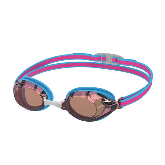 Speedo Junior Vanquisher 3.0 Mirror - Picton Blue/Vermillion/Gold Mirror | Allens Of Kingsbury 1200