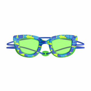 Speedo Kids Sunny G Pop Seasiders Print - Speedo Blue Camo/Jello Green | Allens Of Kingsbury