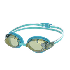 Speedo Womens Vanquisher 3.0 Mirrored - Bachelor Button/Celeste/Gold Mirror | Allens Of Kingsbury
