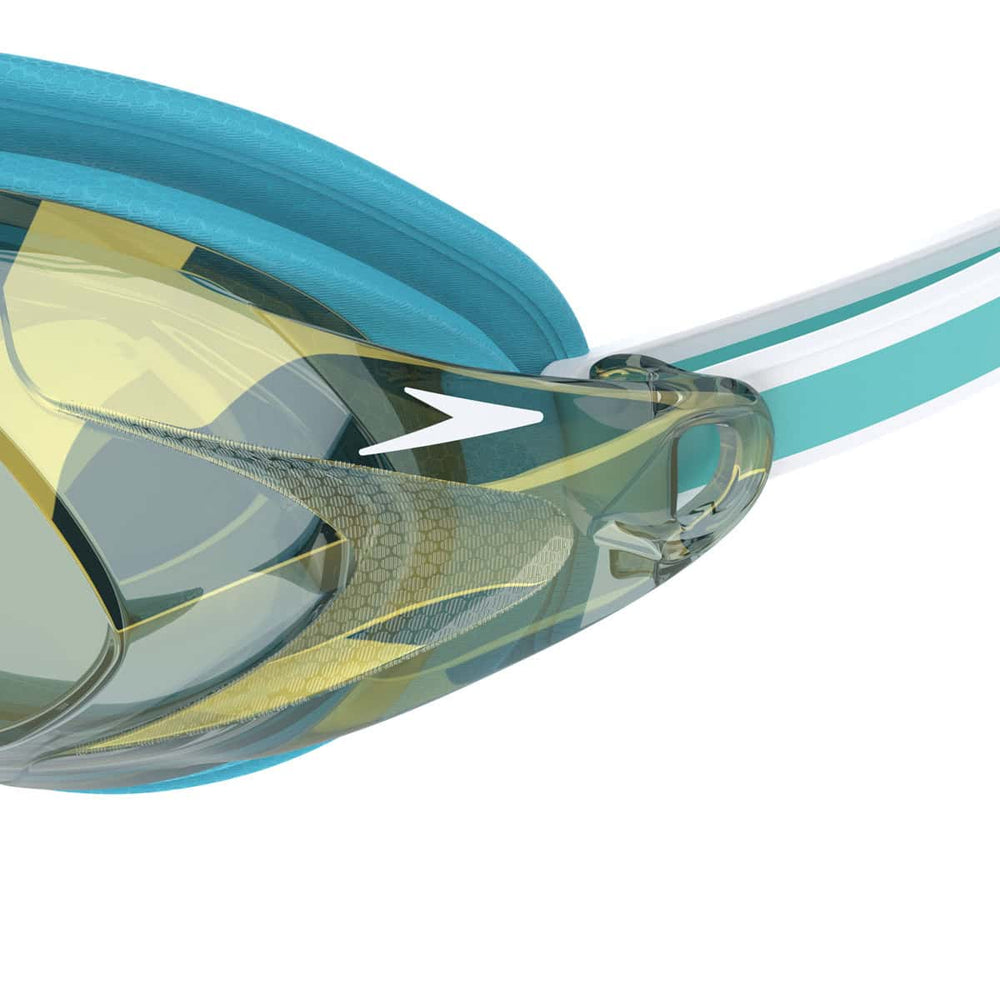 Speedo Womens Vanquisher 3.0 Mirrored - Bachelor Button/Celeste/Gold Mirror | Allens Of Kingsbury
