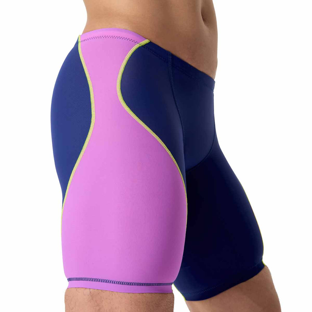Speedo Mens Fastskin HyperSpark Solid Jammer - Purple/Navy | Allens Of Kingsbury