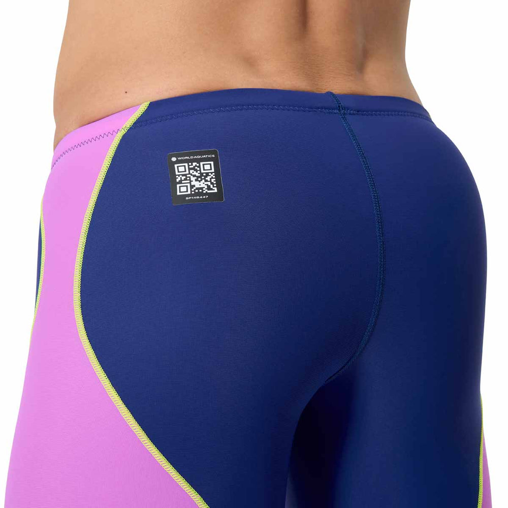 Speedo Mens Fastskin HyperSpark Solid Jammer - Purple/Navy | Allens Of Kingsbury