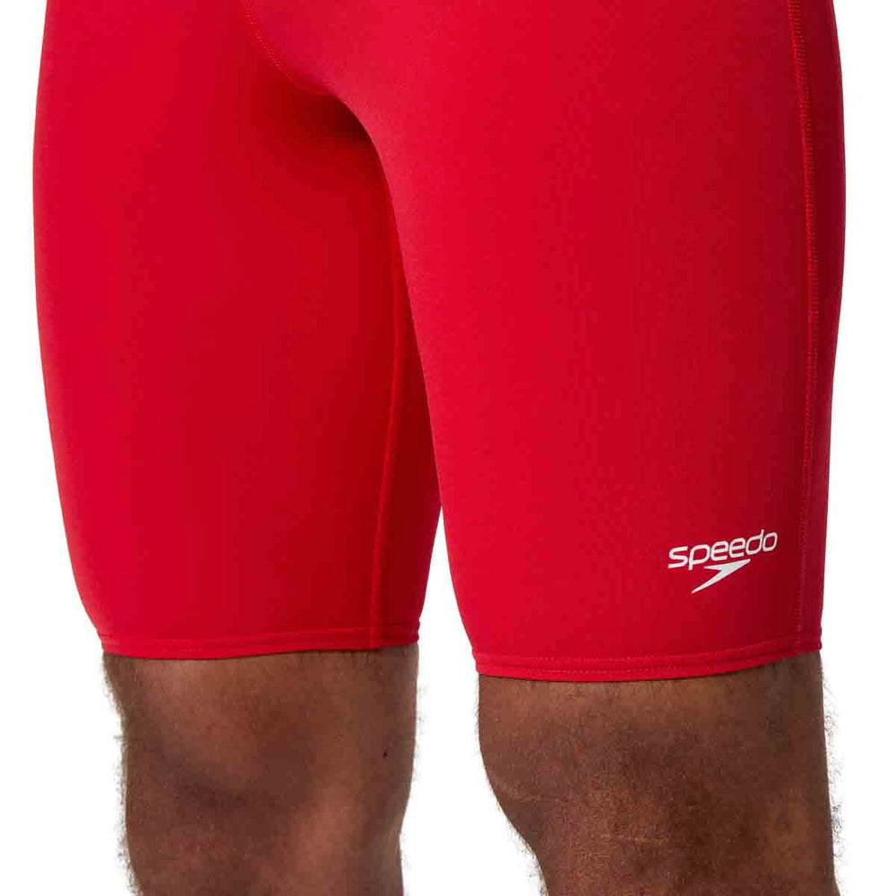 Speedo Mens Endurance+ Logo Jammer - High Risk Red | Allens Of Kingsbury