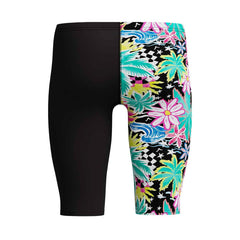 Speedo Mens ML One-Leg Printed Jammer - Tropicana/Black | Allens Of Kingsbury