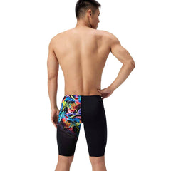 Speedo Mens ML Placement Printed Jammer - Static Volta/Black | Allens Of Kingsbury