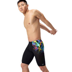 Speedo Mens ML Placement Printed Jammer - Static Volta/Black | Allens Of Kingsbury