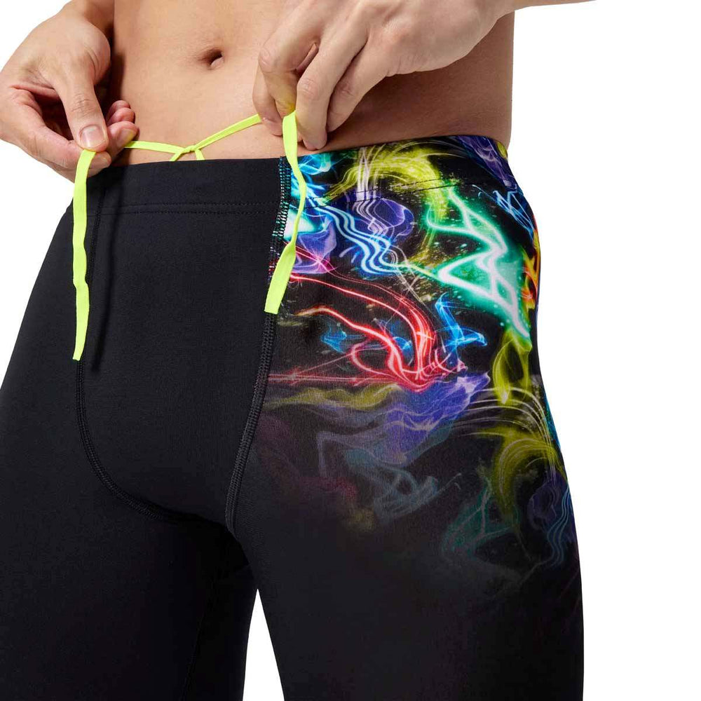 Speedo Mens ML Placement Printed Jammer - Static Volta/Black | Allens Of Kingsbury