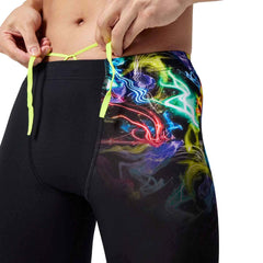 Speedo Mens ML Placement Printed Jammer - Static Volta/Black | Allens Of Kingsbury