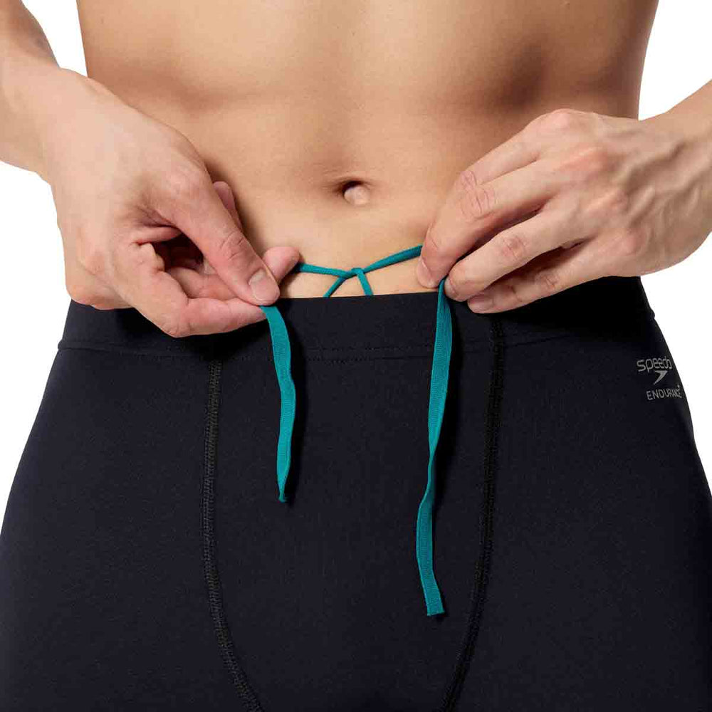 Speedo Mens ML Printed Side Spliced Jammer - Sunset Grove/Black | Allens Of Kingsbury