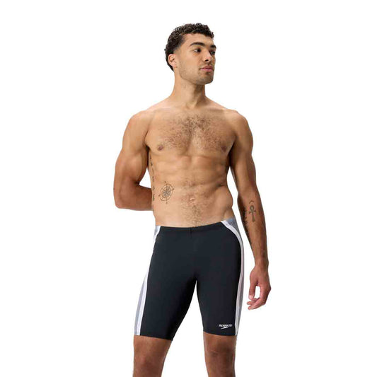 Speedo Mens Solid Splice Jammer - Anthracite/Lead Grey | Allens Of Kingsbury 1200