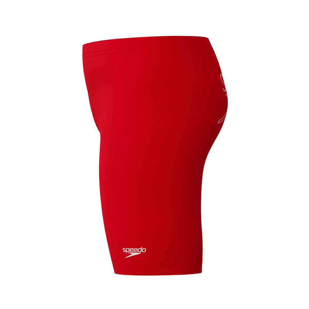 Speedo Boys Endurance+ Logo Jammer - High Risk Red | Allens Of Kingsbury
