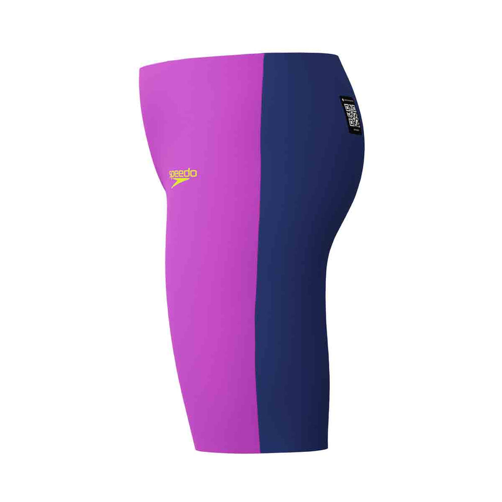 Speedo Fastskin Junior Endurance+ Max High Waisted Jammer - Neon Jelly/Noble Navy | Allens Of Kingsbury