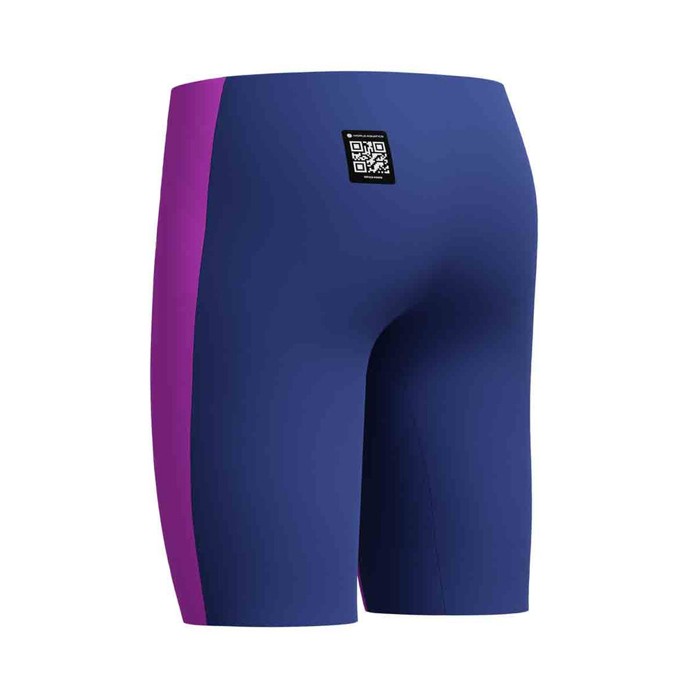 Speedo Fastskin Junior Endurance+ Max High Waisted Jammer - Neon Jelly/Noble Navy | Allens Of Kingsbury