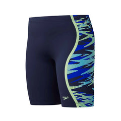Speedo Boys HyperBoom Splice Jammer - Navy/Green | Allens Of Kingsbury
