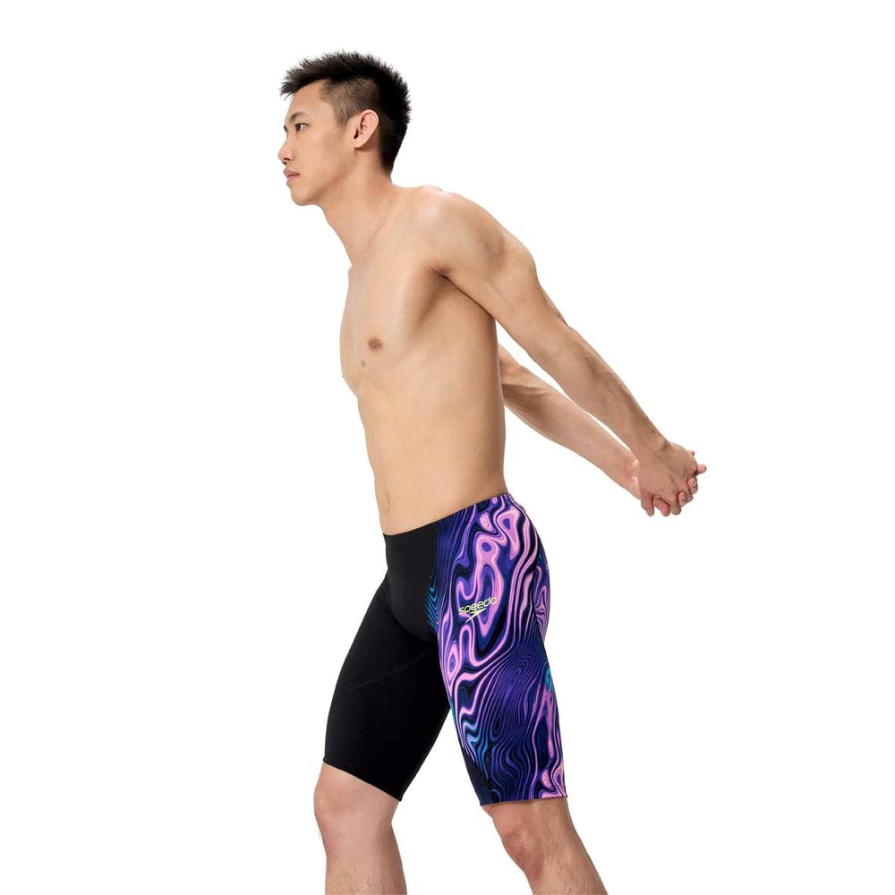 Speedo Mens Fastskin LZR Ignite Jammer - Black/Purple | Allens Of Kingsbury