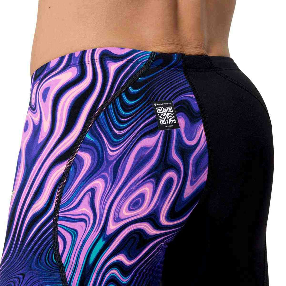 Speedo Mens Fastskin LZR Ignite Jammer - Black/Purple | Allens Of Kingsbury