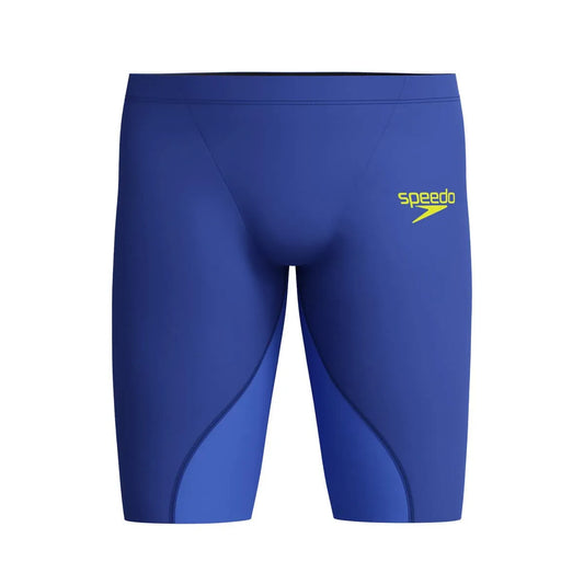 Speedo men's Fastskin LZR Ignite jammer swimsuit in purple, designed for competitive swimming. 1200