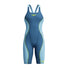 Speedo Womens Fastskin HyperSpark Solid Openback Kneeskin - Night/Sevres Blue