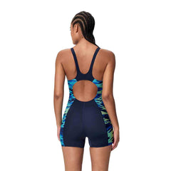 Speedo Womens HyperBoom Splice Muscleback Legsuit - Peacoat/Deep Sapphire | Allens Of Kingsbury