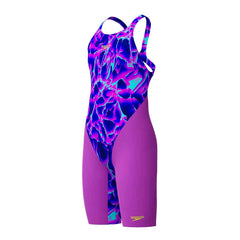 Speedo Fastskin Junior Endurance+ Max Openback Kneeskin - Cave Current/Neon Jelly | Allens Of Kingsbury