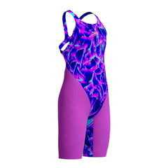 Speedo Fastskin Junior Endurance+ Max Openback Kneeskin - Cave Current/Neon Jelly | Allens Of Kingsbury