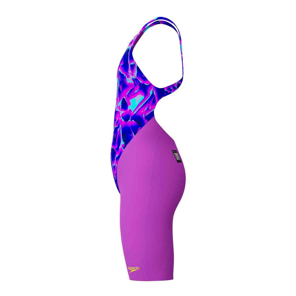 Speedo Fastskin Junior Endurance+ Max Openback Kneeskin - Cave Current/Neon Jelly | Allens Of Kingsbury