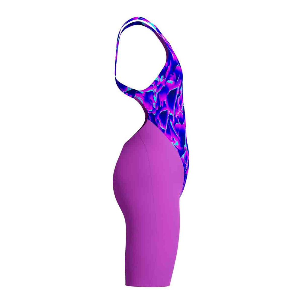 Speedo Fastskin Junior Endurance+ Max Openback Kneeskin - Cave Current/Neon Jelly | Allens Of Kingsbury