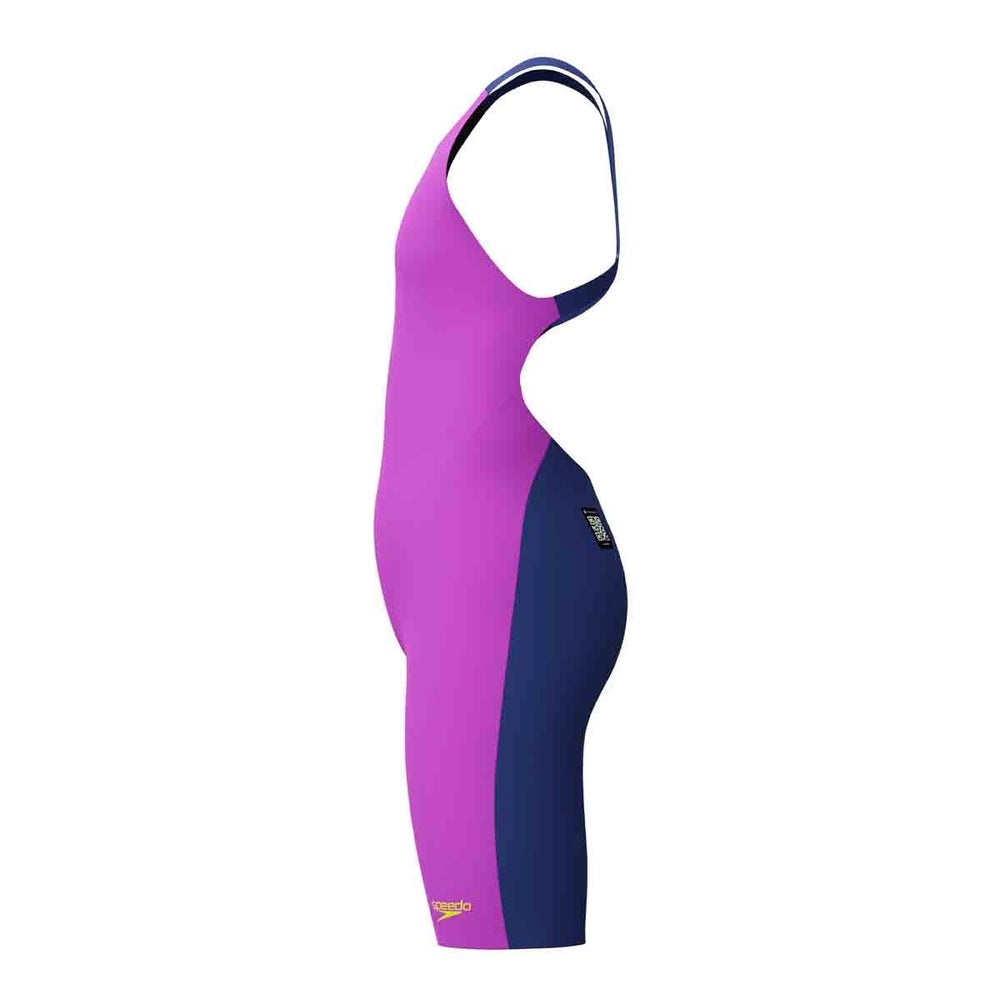 Speedo Fastskin Junior Endurance+ Max Openback Kneeskin - Neon Jelly/Noble Navy | Allens Of Kingsbury