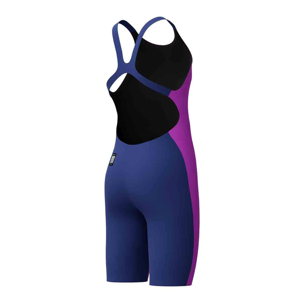 Speedo Fastskin Junior Endurance+ Max Openback Kneeskin - Neon Jelly/Noble Navy | Allens Of Kingsbury