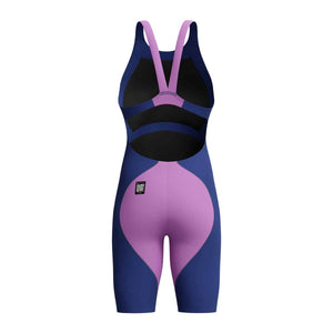 Speedo Girls Fastskin Junior LZR Ignite Kneeskin - Navy/Purple | Allens Of Kingsbury