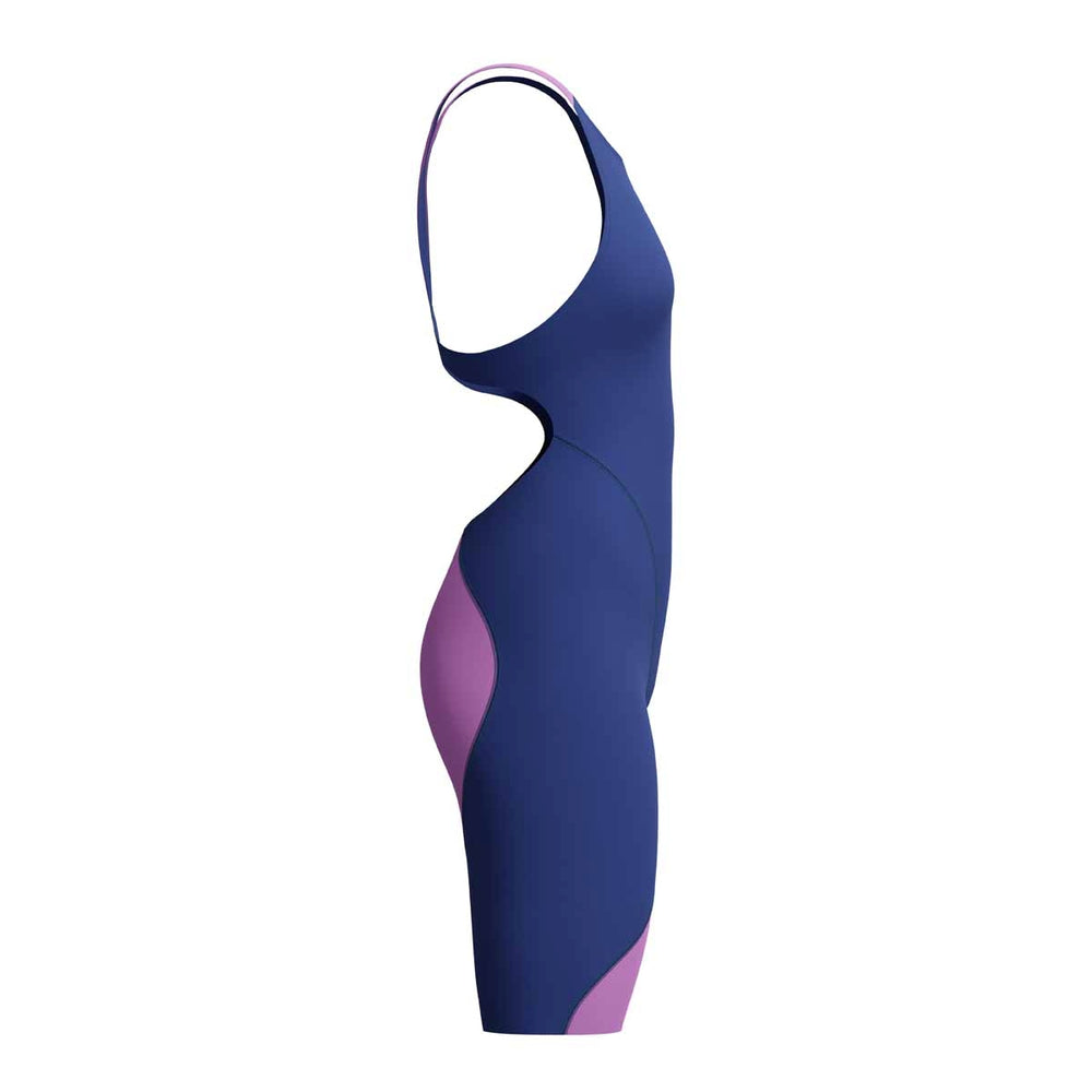Speedo Girls Fastskin Junior LZR Ignite Kneeskin - Navy/Purple | Allens Of Kingsbury
