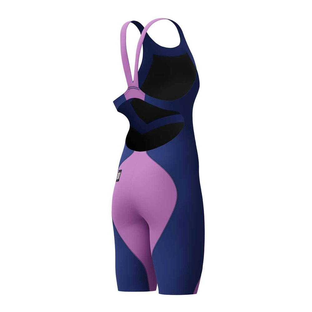 Speedo Girls Fastskin Junior LZR Ignite Kneeskin - Navy/Purple | Allens Of Kingsbury