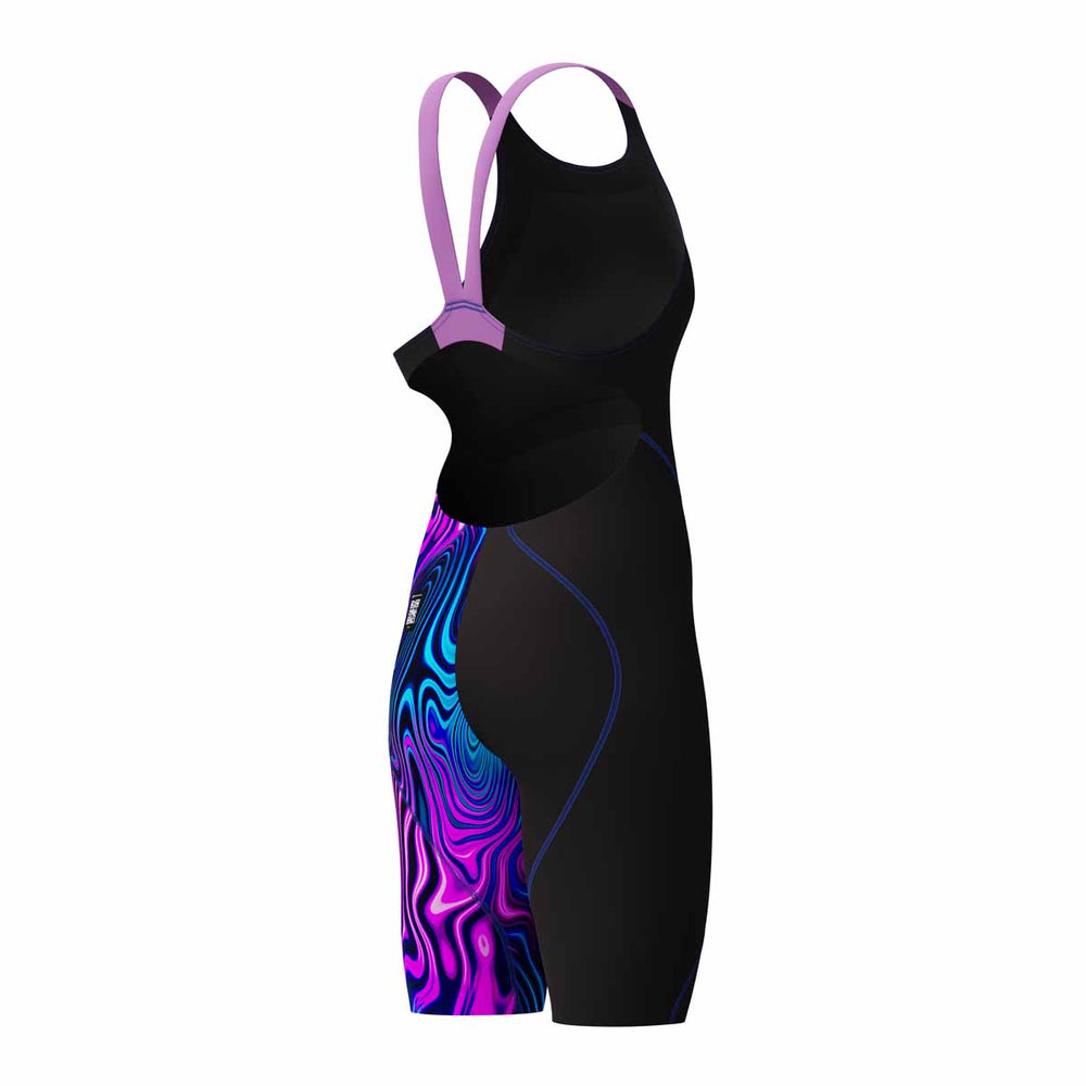 Speedo Womens Fastskin LZR Ignite Kneeskin - Black/Purple | Allens Of Kingsbury