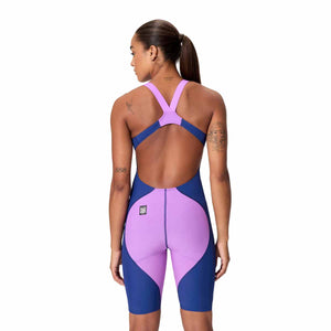 Speedo Womens Fastskin LZR Ignite Kneeskin - Navy/Purple | Allens Of Kingsbury