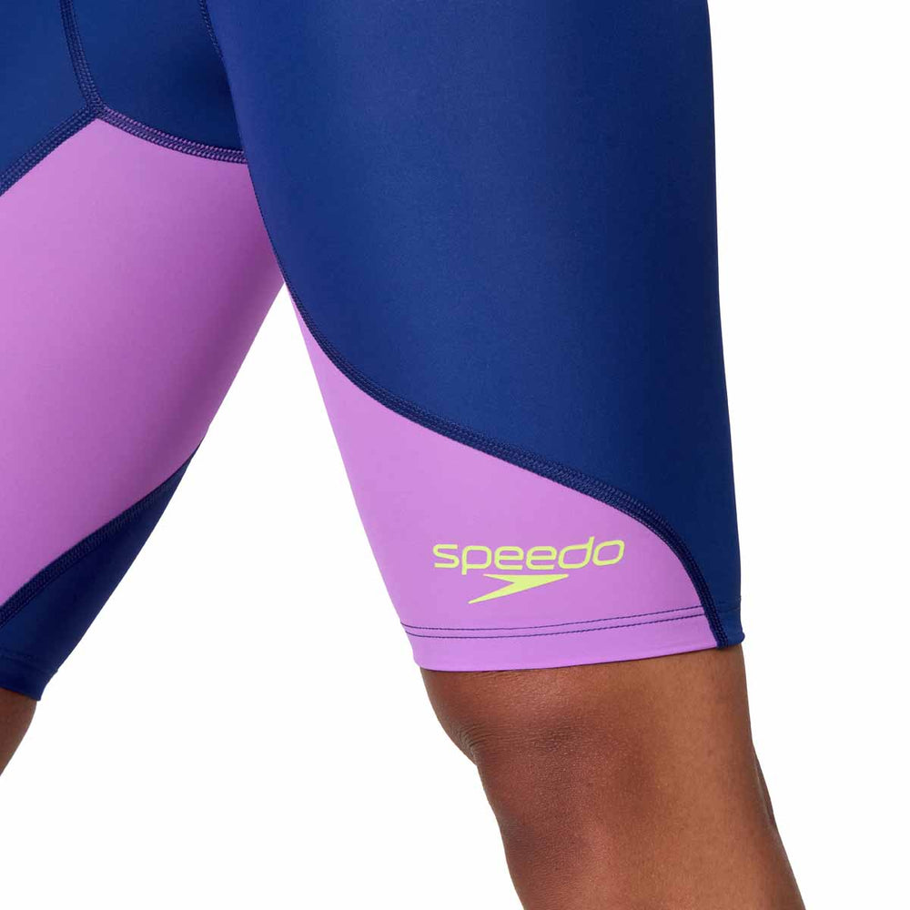 Speedo Womens Fastskin LZR Ignite Kneeskin - Navy/Purple | Allens Of Kingsbury