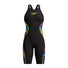 Speedo Womens Fastskin LZR Pure Intent 2.0 Openback Kneeskin - Black/Molten Blur/Hyper Yellow