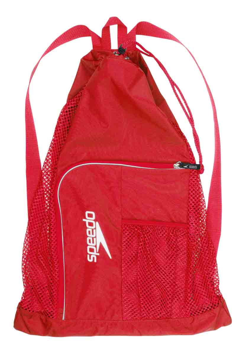 Speedo Ventilator Deluxe Mesh Bag - Red | Allens Of Kingsbury