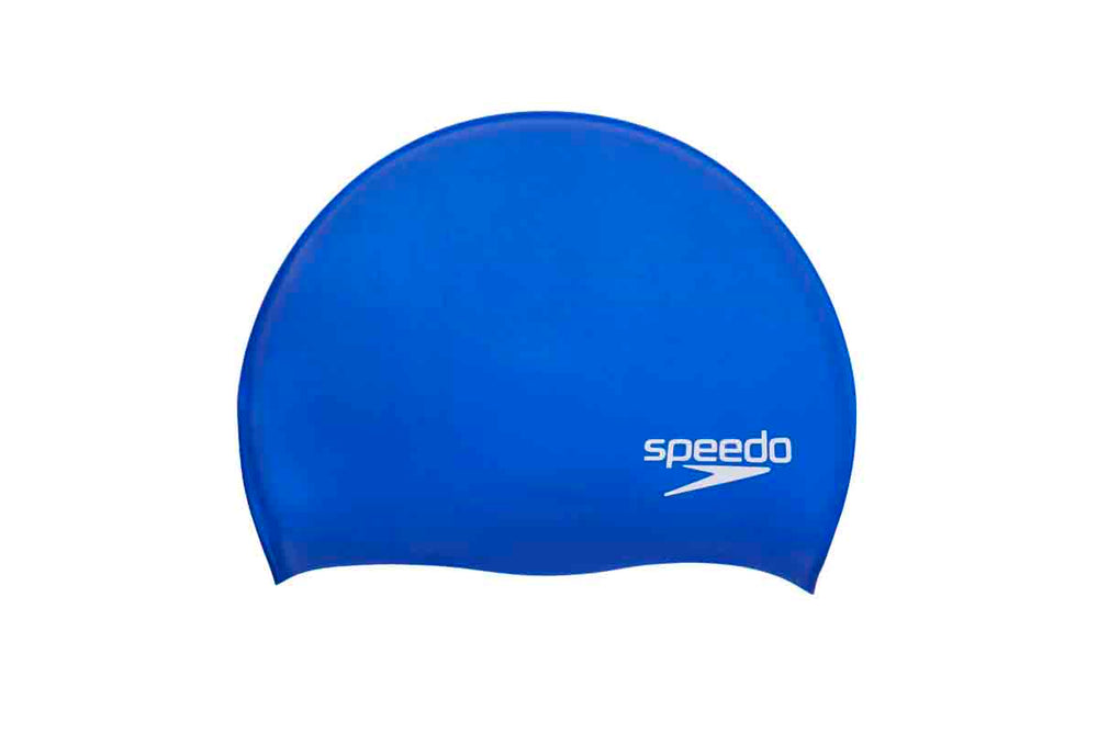 Speedo Biofuse Solid Swimming Cap - Blue | Allens Of Kingsbury