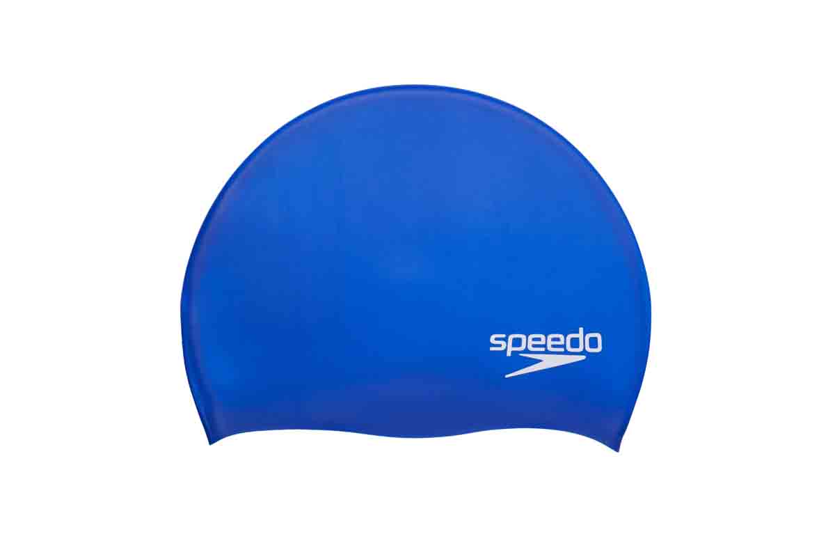 Speedo Biofuse Solid Swimming Cap - Blue | Allens Of Kingsbury