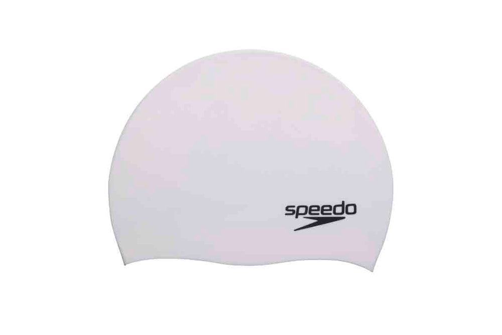 Speedo Biofuse Solid Swimming Cap - White | Allens Of Kingsbury