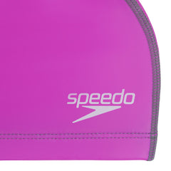 Speedo Long Hair Pace Swimming Cap - Purple | Allens Of Kingsbury