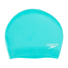 Speedo Long Hair Swimming Cap - Green | Allens Of Kingsbury