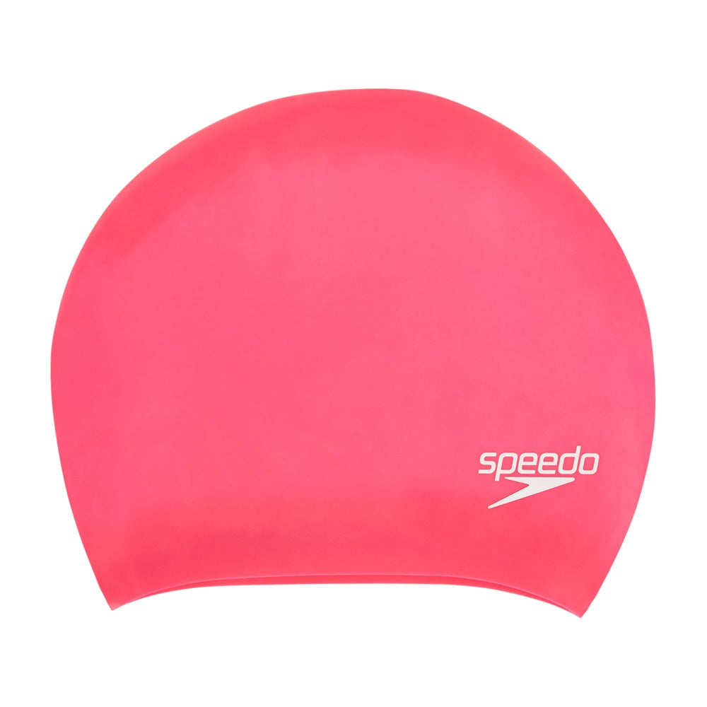 Speedo Long Hair Swimming Cap - Pink | Allens Of Kingsbury